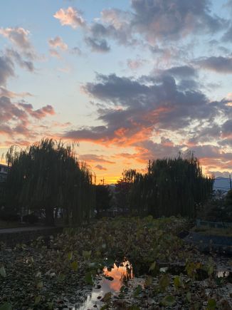 And the sky and light reflections were beautiful!