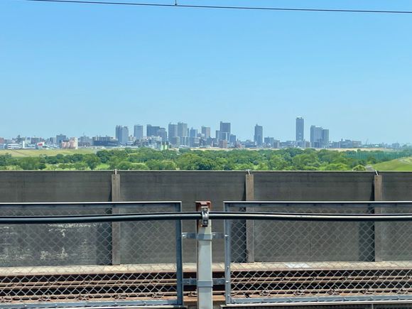 Big city in the distance 