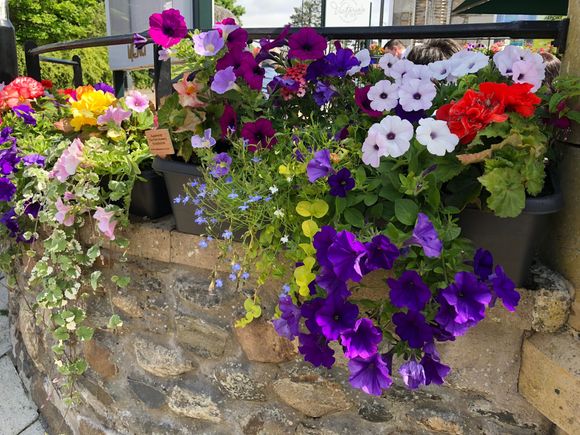 Flowers at the Victoria's Restaurant