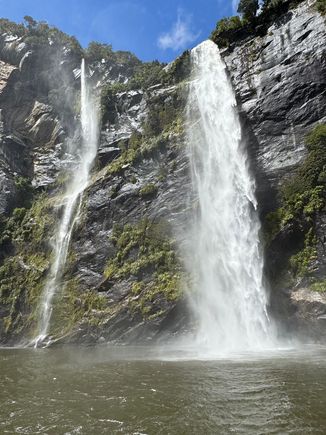 The waterfalls were magnificent today!
