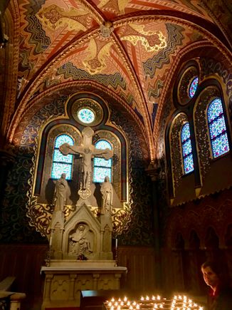 Inside St. Mathias church