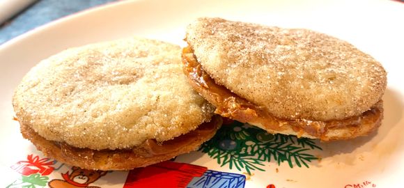 Dulce de Leche Cinnamon Sandwich Cookies 