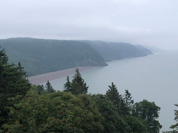 Beach along the Fundy Trail Parkway