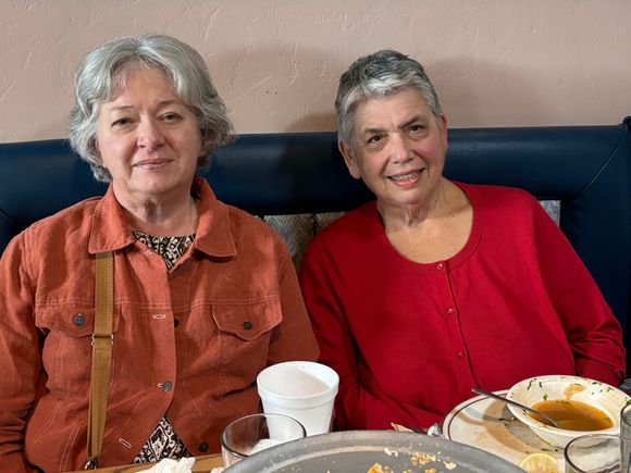 Elberko on the left, and I had a fun lunch despite the restaurant we meant to go to being closed when my wife got there. It said closed for renovations. No mention had been made on the website. Pivoted to another nearby long standing Tucson tradition which was very good and had a great time.