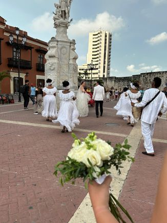 Procession from church 