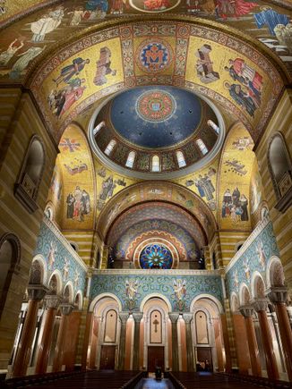 Looking to the rear of the cathedral.
