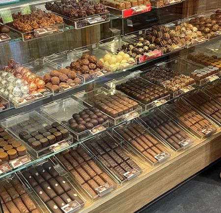 Chocolate shopping while in city 