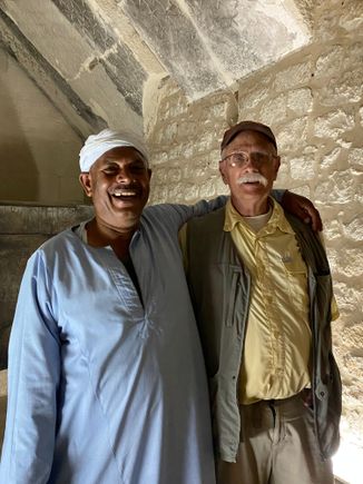 Inside the pyramid of Teti
