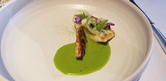 the fish course