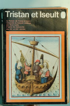 History majors could tell you the tale of the doomed young medieval lovers Tristan and Iseult. This book sat beside a private library including old Asterix books plus Tin Tin and more.