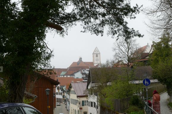 View over town

