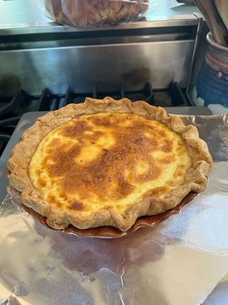 Ham and cheese quiche
