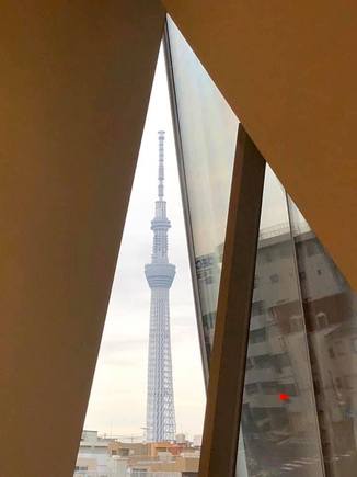 Tokyo Skytree Tower from the Sumida Hokusai Museum