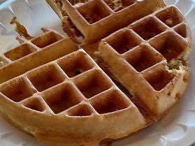 Waffles - I'd never had them before. 