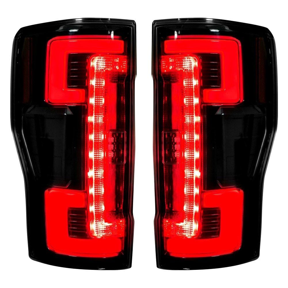 Lights - 2017-2019 F250 & F350 RECON OLED Taillights for OEM Halogens (Smoked) - New - 2017 to 2019 Ford F-250 Super Duty - Deerfield Beach, FL 33442, United States
