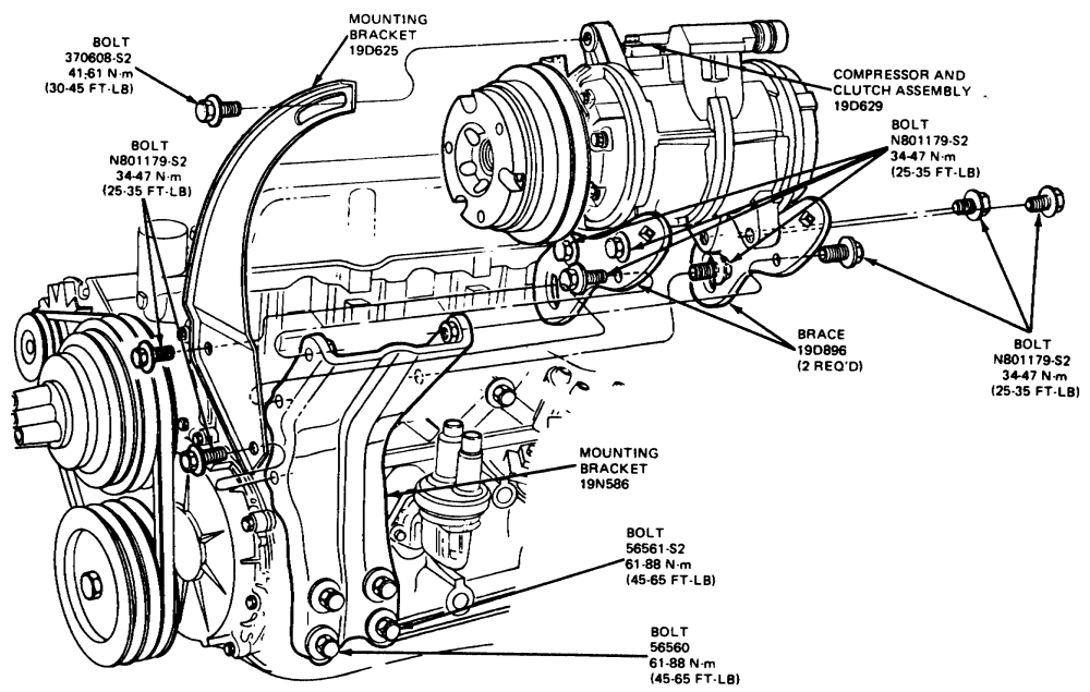 AC Bracket for a 1967 F100 300 engine underdash unit ... 1978 ford f 250 heater fan wiring diagram 