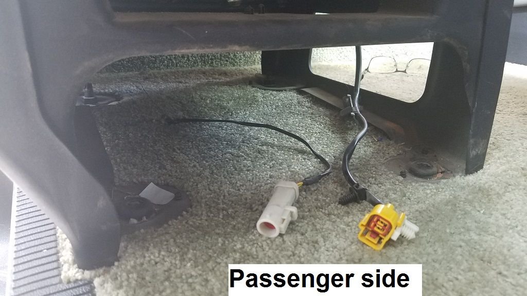 Seat belt sensors under passenger seat Ford Truck Enthusiasts Forums