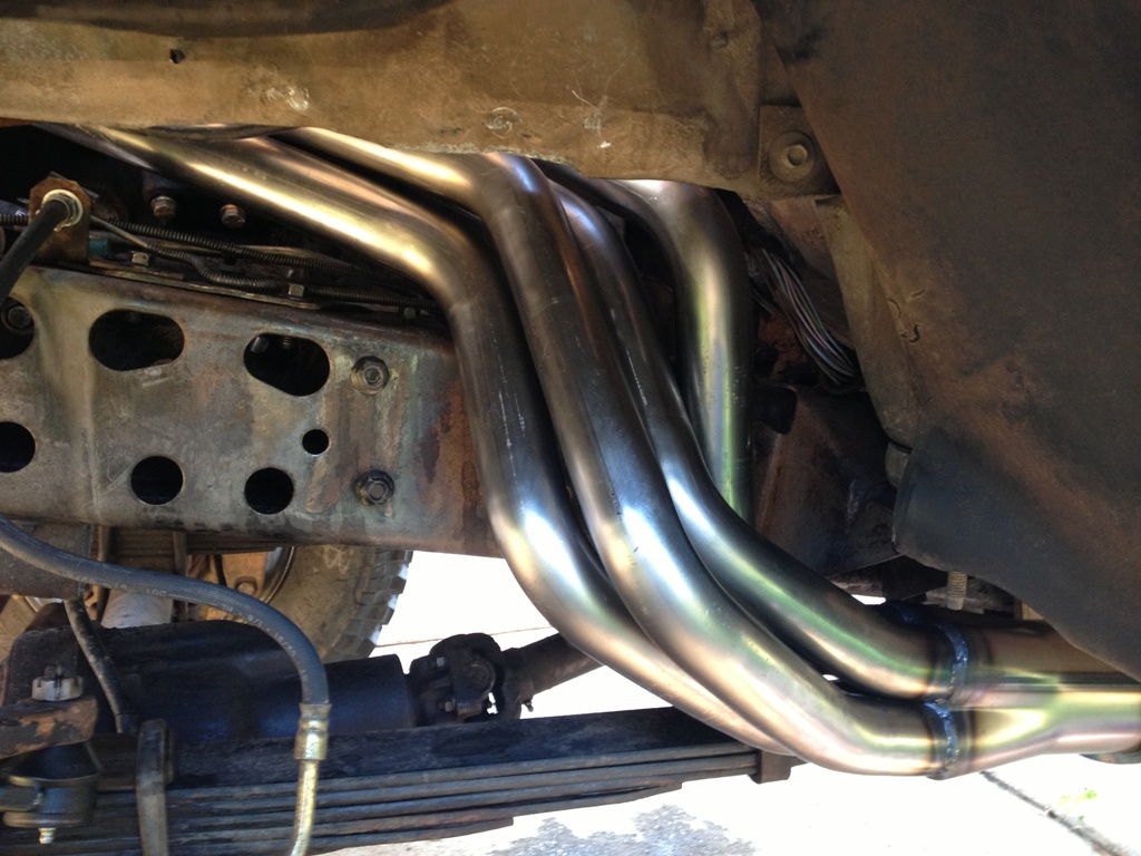 302 Ford fender well headers #8