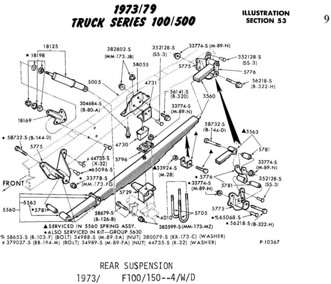 1973 F100 4WD factory rear blocks? Ford Truck Enthusiasts Forums