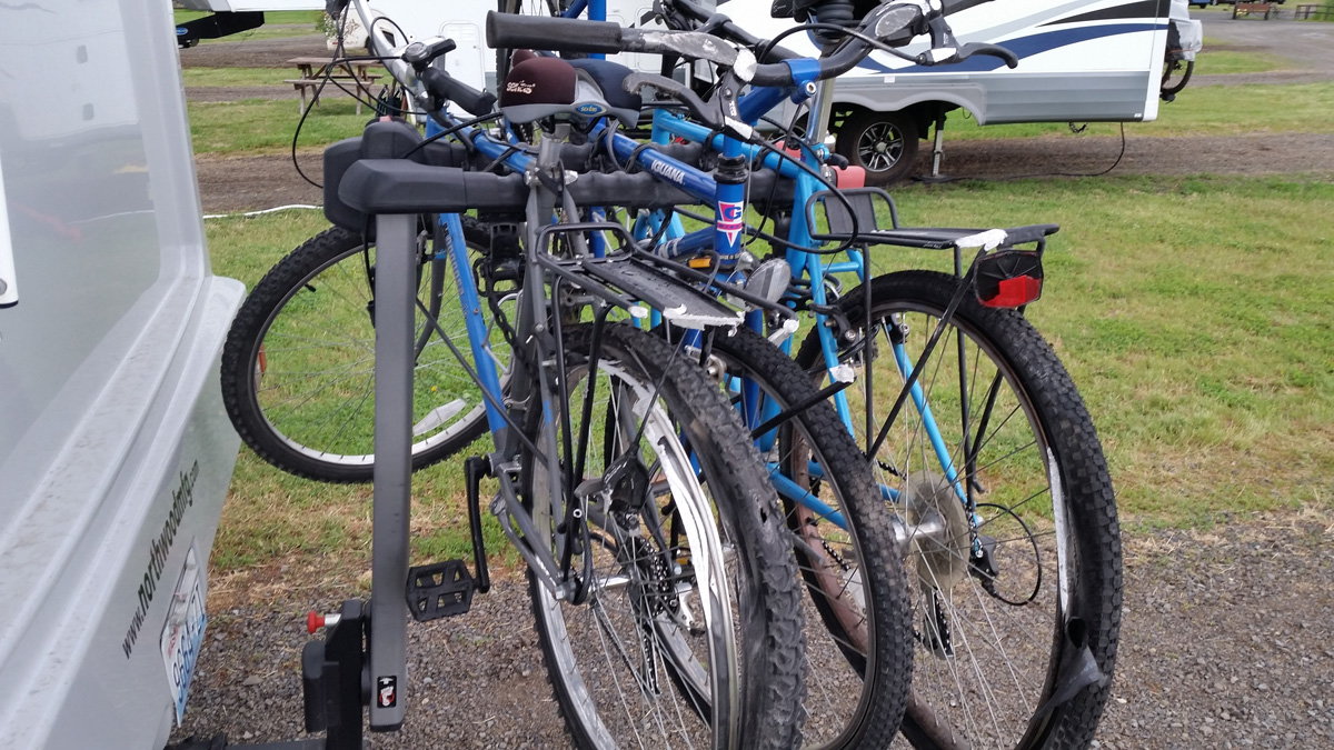 fifth wheel bike rack