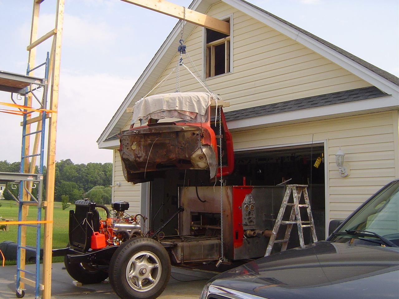 cab removal and home built jib crane Ford Truck Enthusiasts Forums