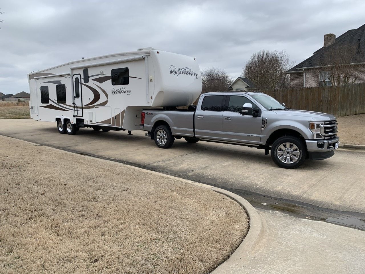 Picked up our fifth wheel with Goosebox - 2020 DRW - Ford Truck ...