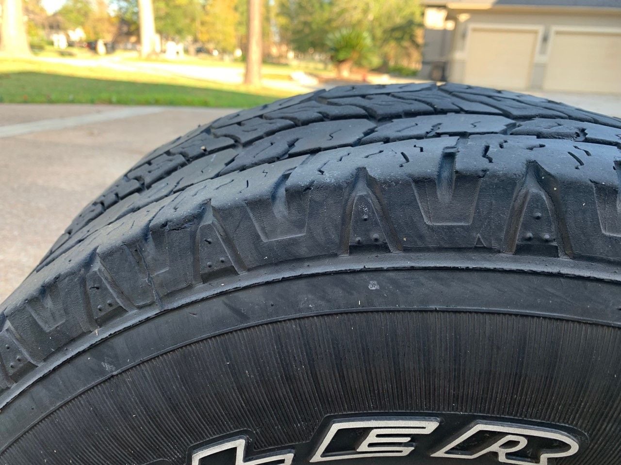 Look at what happened to my Goodyear Wrangler Trailmark - Ford Truck  Enthusiasts Forums