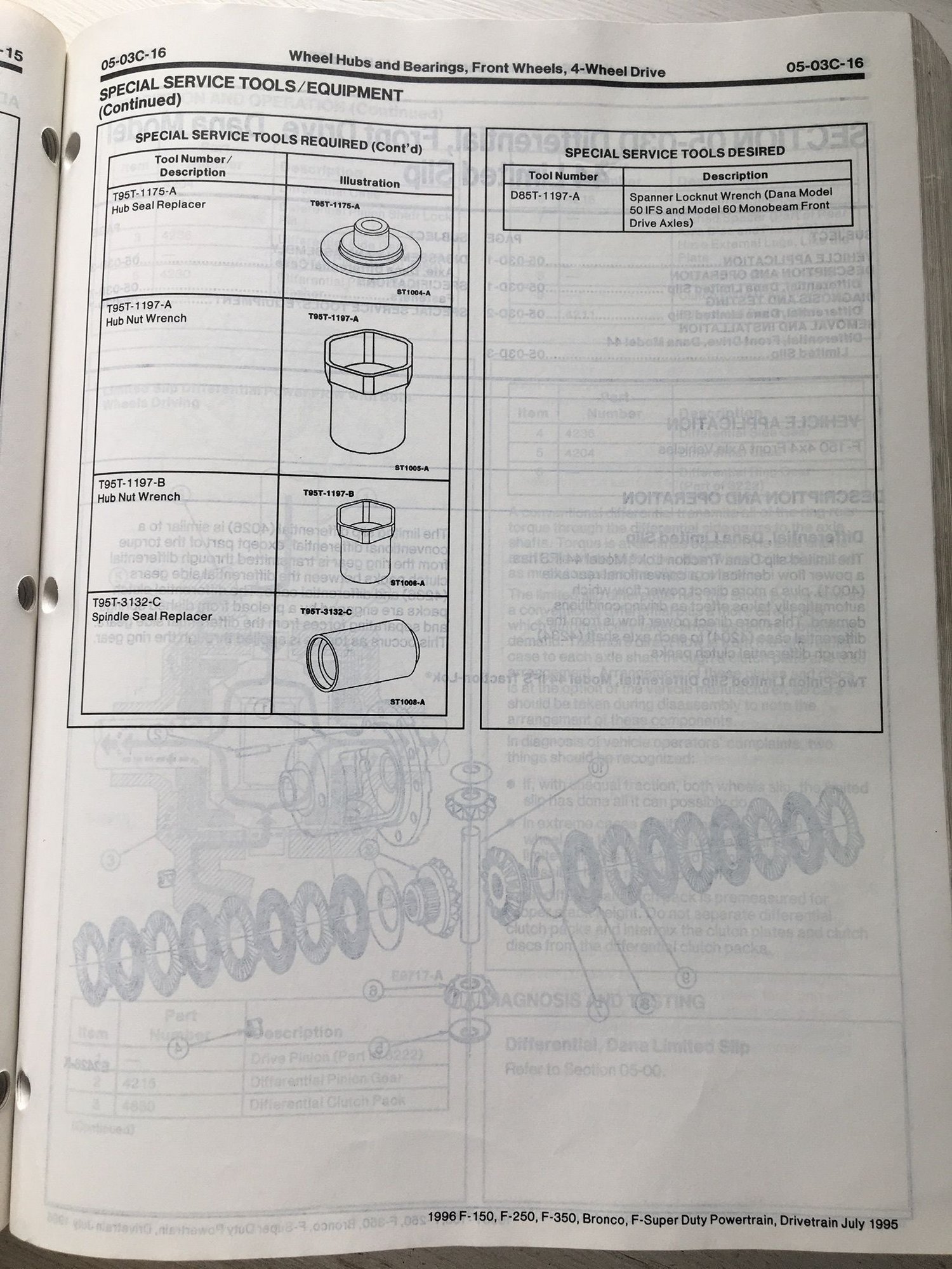 Dana 60 Spindle Nut Correct Torque/wheel Bearing Replacment, 48 OFF