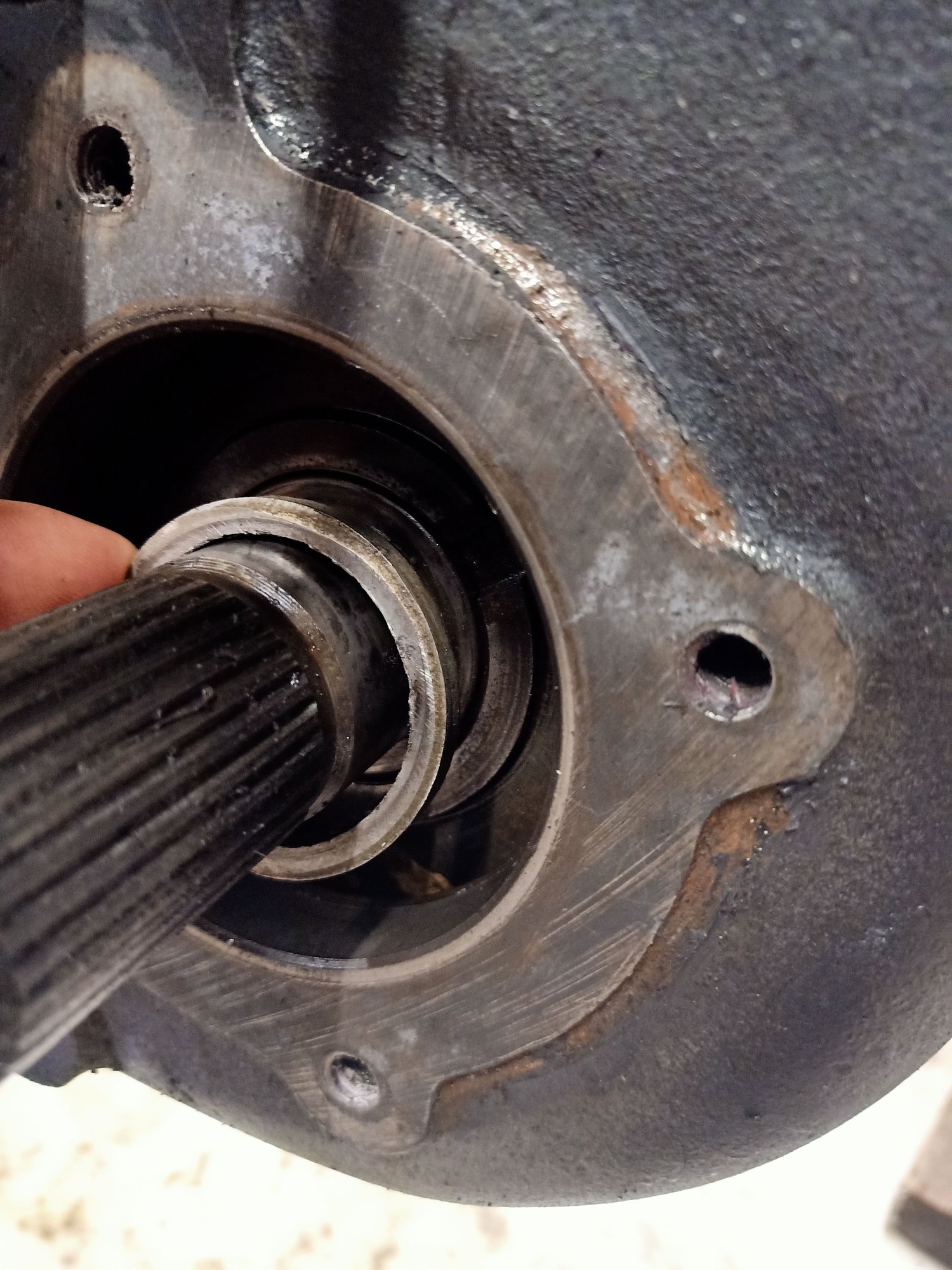 NP205 (divorced) front output shaft "bushing?" Ford Truck Enthusiasts