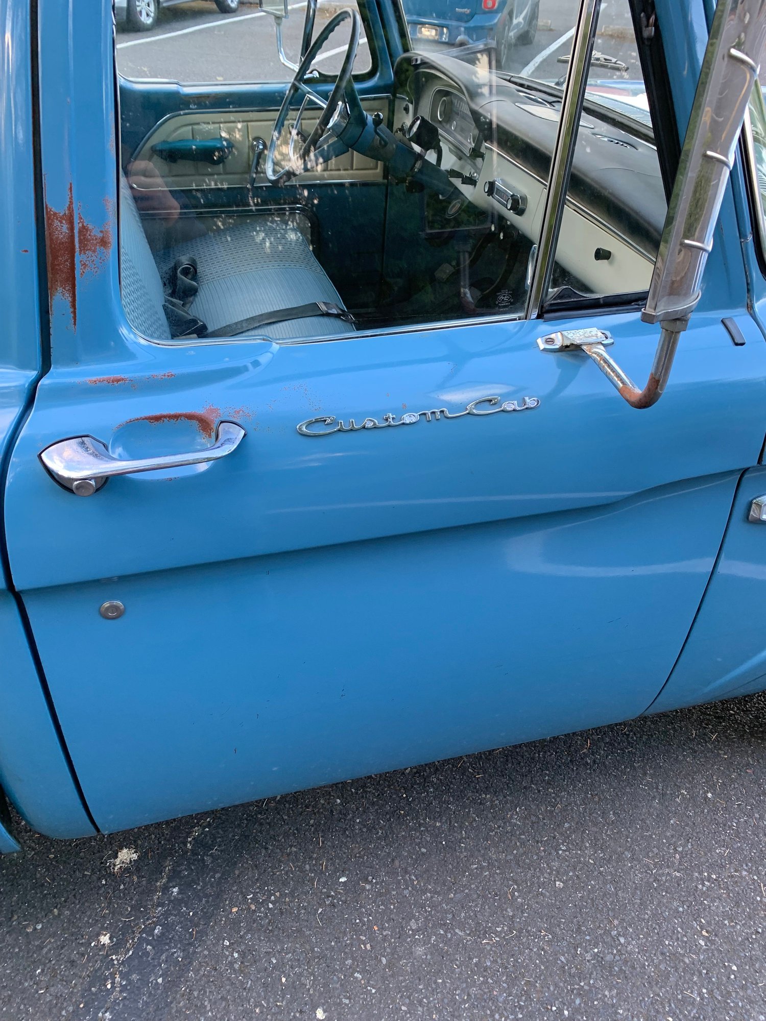 1966 Ford F-100 - 1966 F 100 Custom cab- super clean, almost no rust, very nice original truck - Used - VIN f10yr776059 - 92,000 Miles - 8 cyl - 2WD - Manual - Truck - Blue - Portland, OR 97140, United States