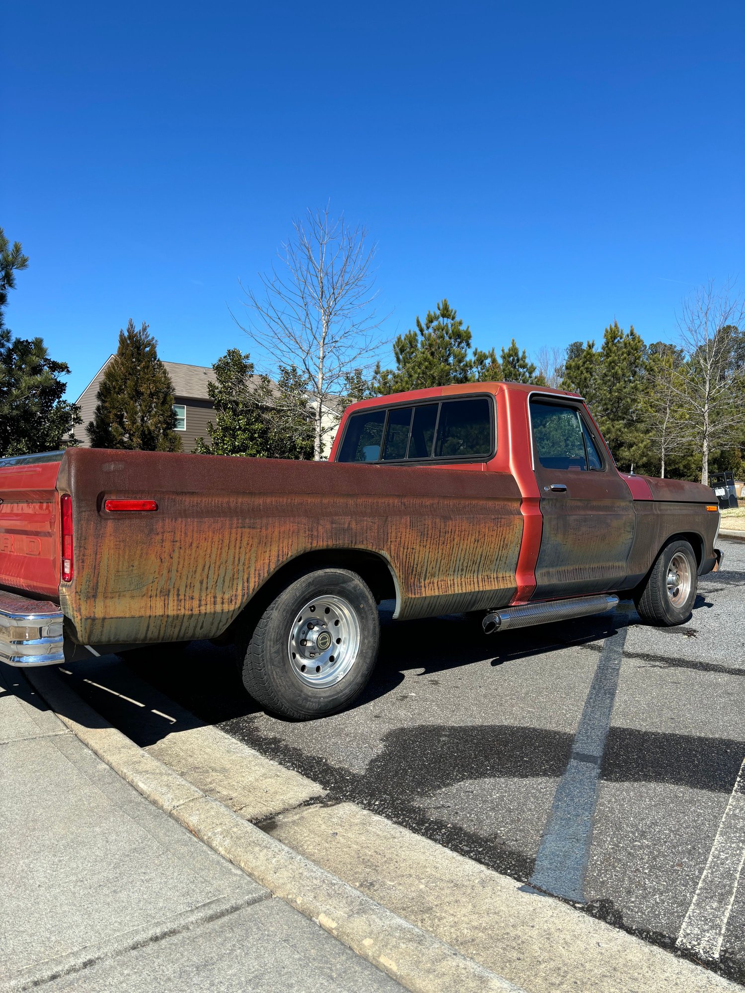1975 Ford F-100 - 1975 Ford F-100 - Used - VIN F10YNX23160 - 46,000 Miles - 8 cyl - 2WD - Automatic - Truck - Orange - Dawsonville, GA 30534, United States