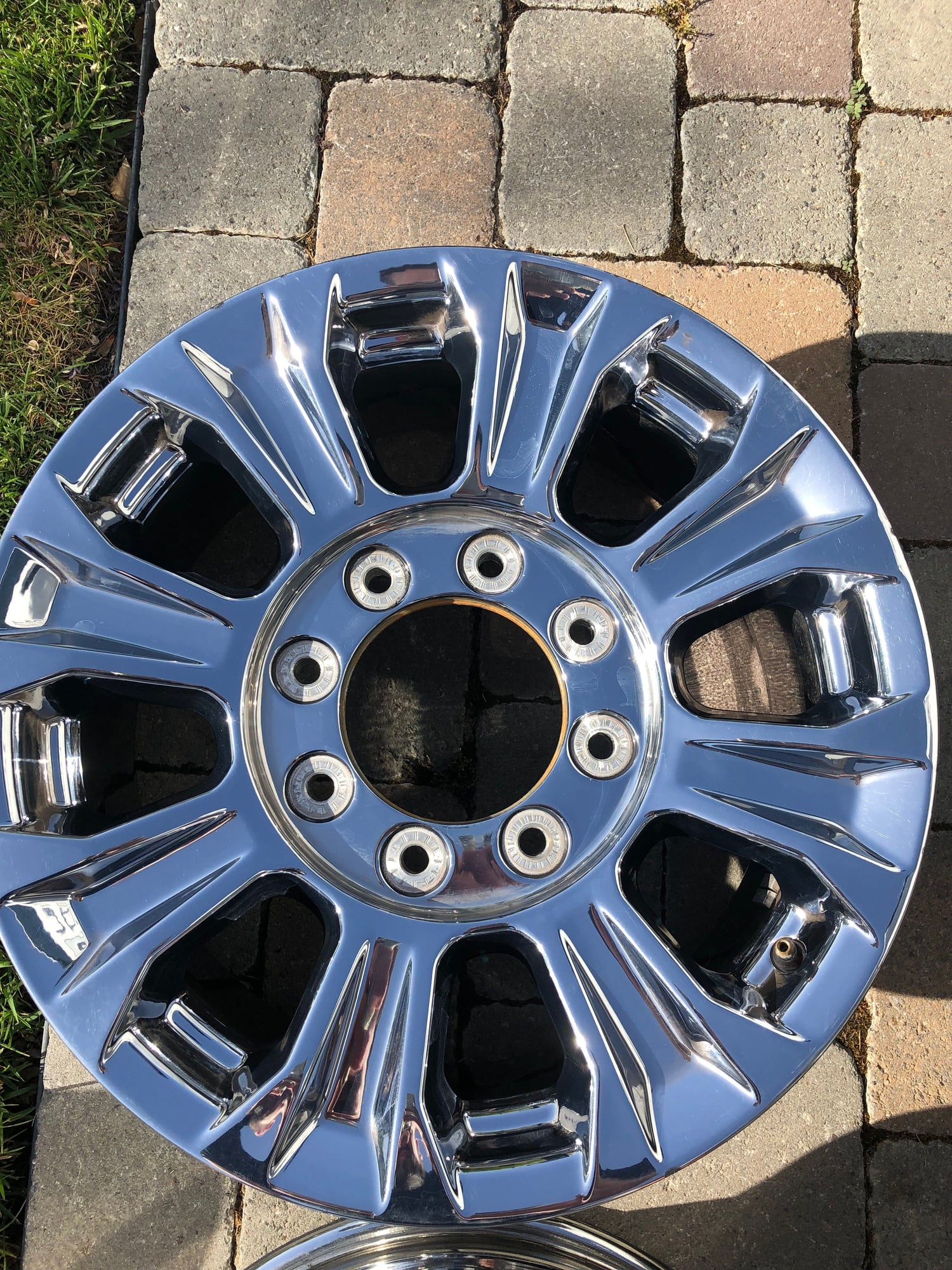 Wheels and Tires/Axles - 2018 Chrome 18" chrome F350 wheels - Used - All Years Ford 1 Ton Pickup - Lincoln, CA 95648, United States