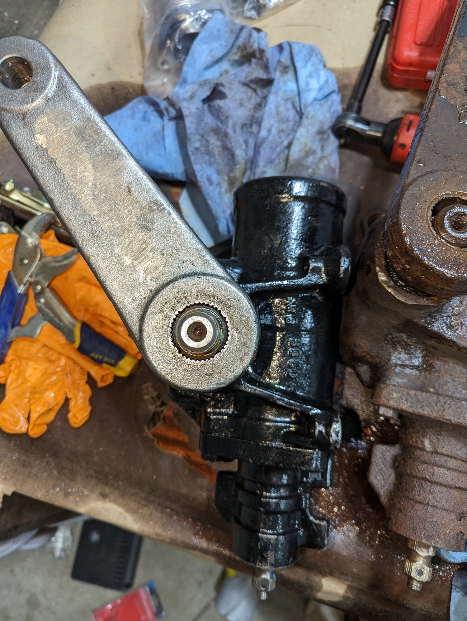 Blue Top Steering box 32 spline on a 36 spline truck Page 3 Ford