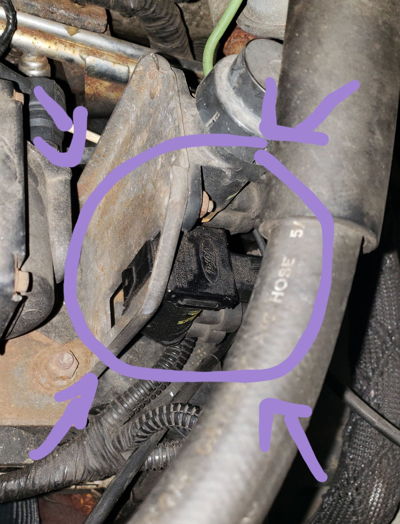 What is this part of the vacuum system for? 1997 F350 7.5 Ford Truck Enthusiasts Forums