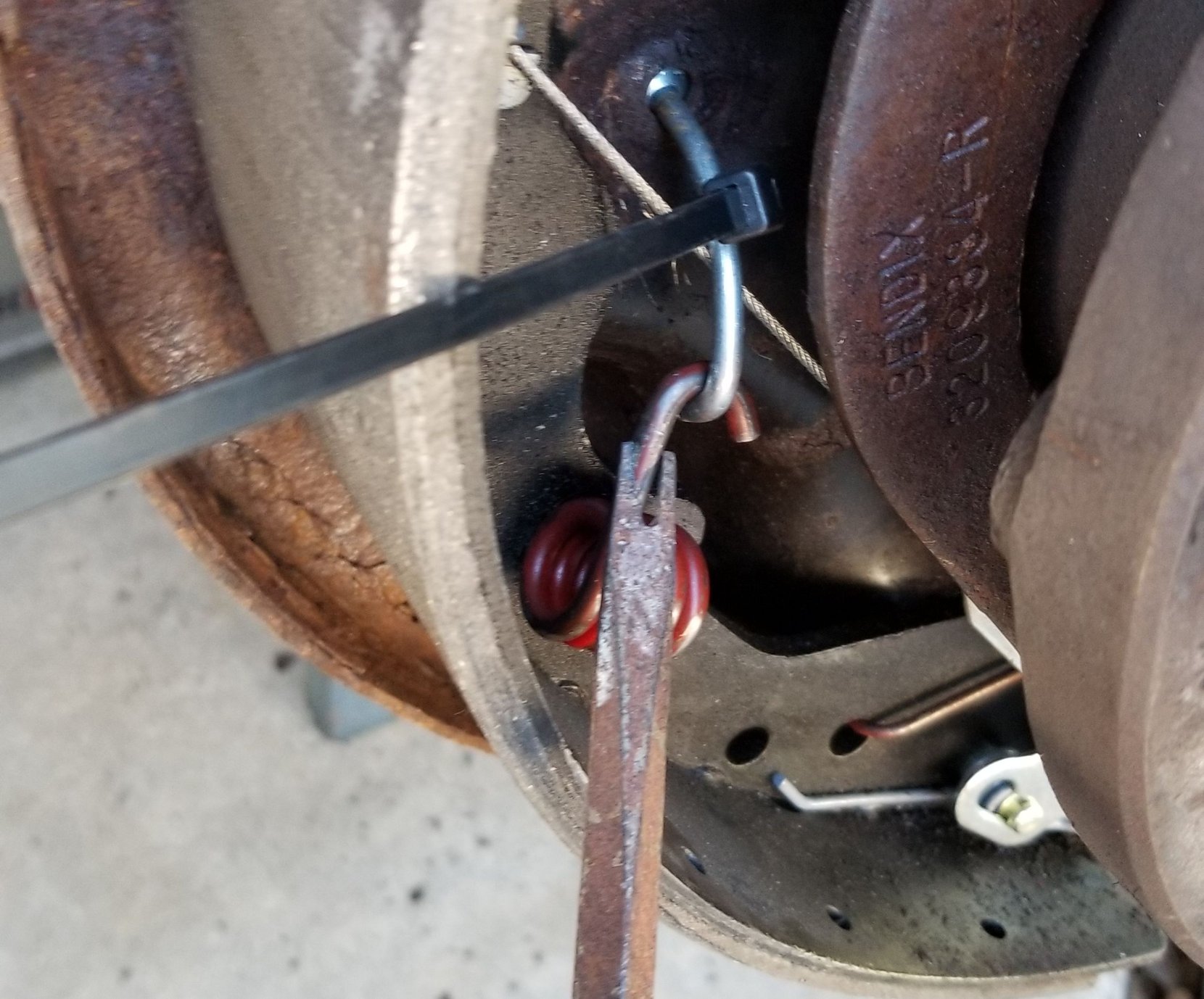 F250 Drum Brakes Spring and Clip tools or tricks? Ford Truck