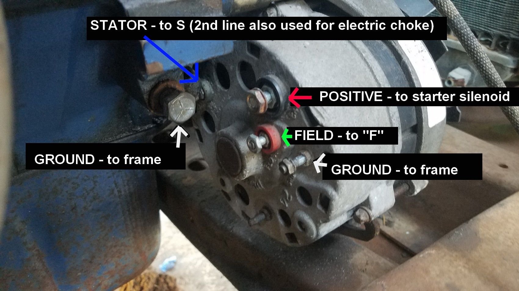 Wiring Help (alternator, regulator) - Ford Truck Enthusiasts Forums