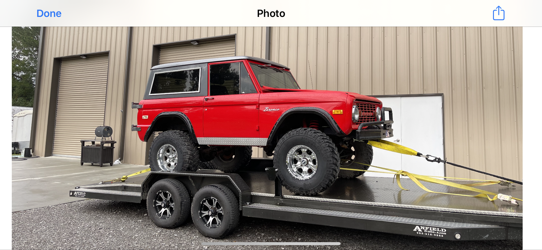 1975 Ford Bronco - 75 BRONCO WITH 347 STROKER FROM 92 MUSTANG - Used - VIN U15GLW40096 - 50,000 Miles - 8 cyl - 4WD - Manual - SUV - Red - Slidell, LA 70458, United States