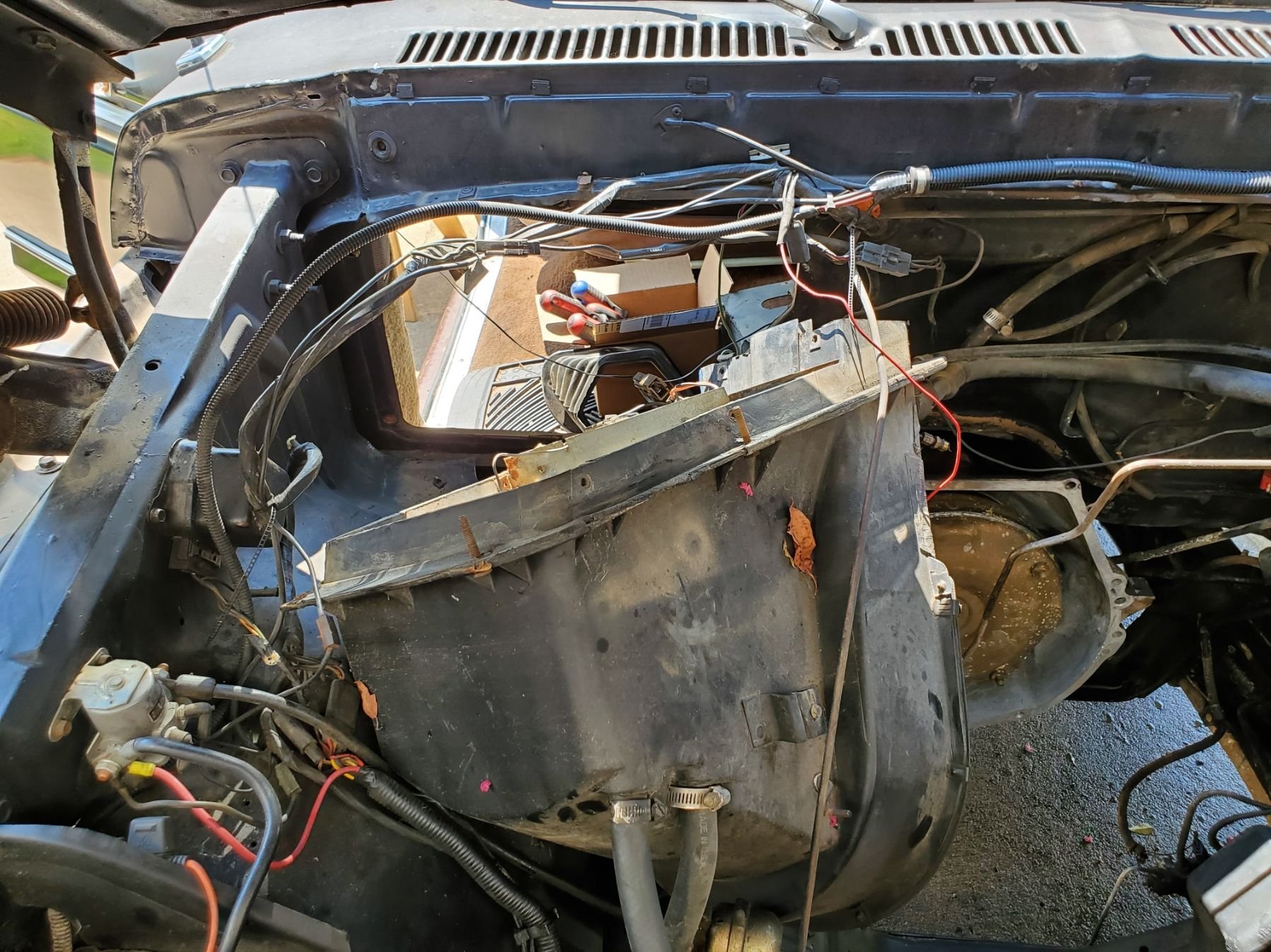 Factory A/C Deluxe HiLo Heat and Evap Cores, Fan Box, Ducts 78 F150