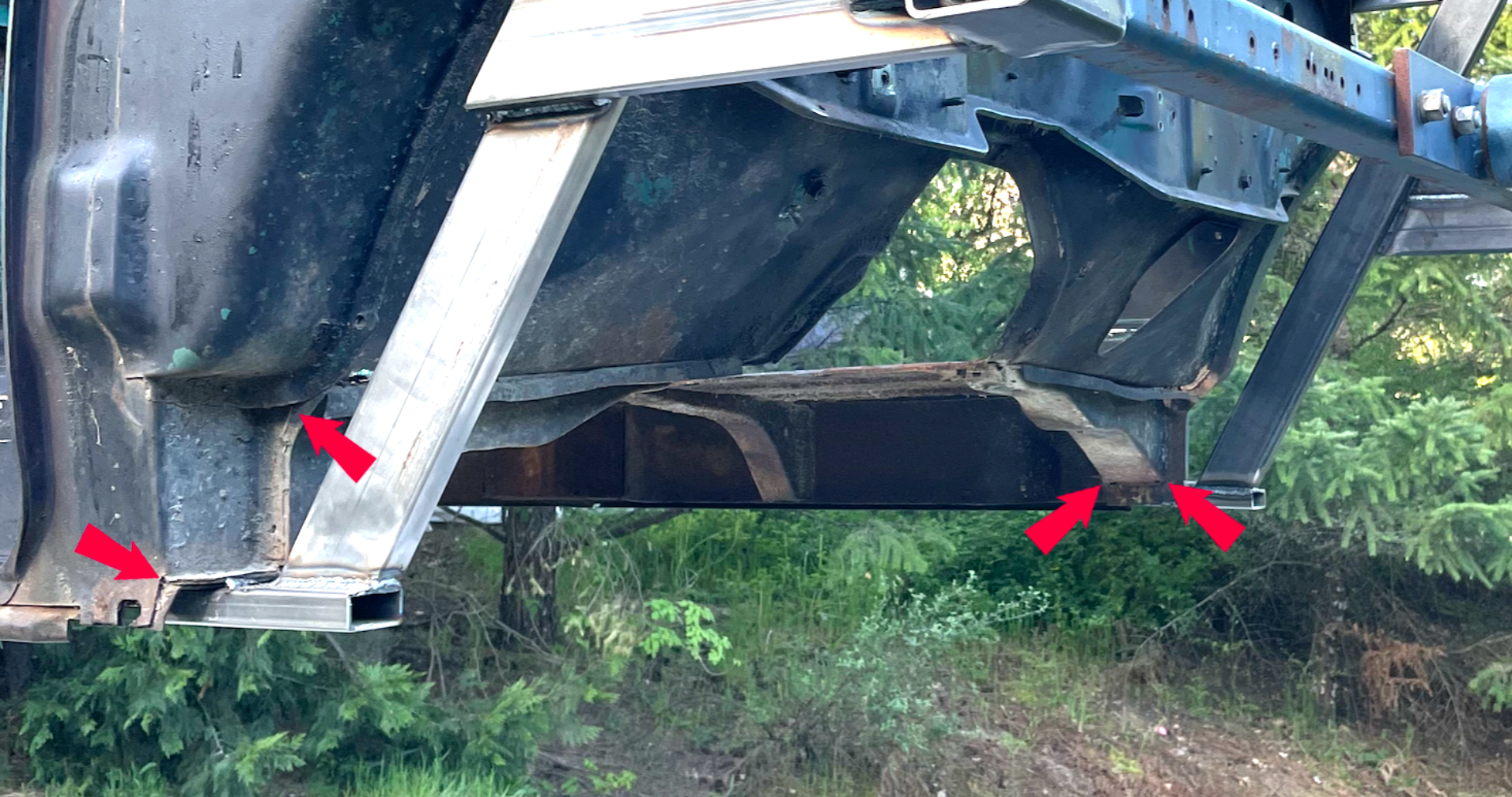 Gaps for drainage