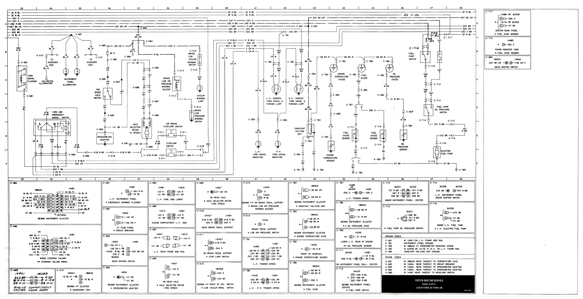 1973 Ford F500-F750 Electrical Wiring Diagrams - Ford Truck Enthusiasts