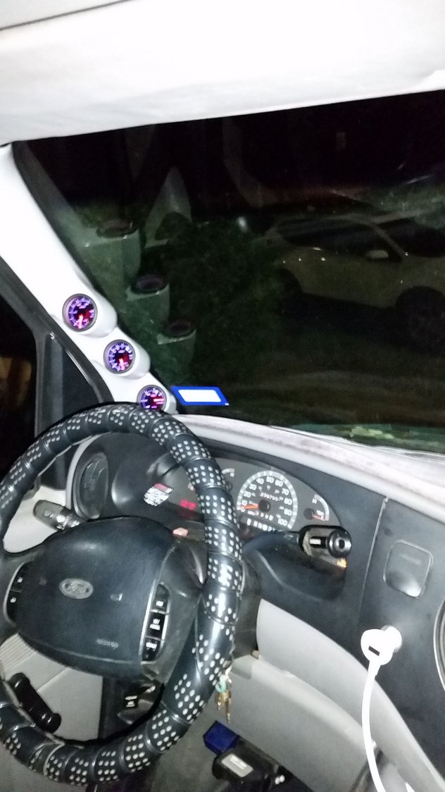 MaxTow Double Vision Gauges on the APillar Ford Truck Enthusiasts Forums