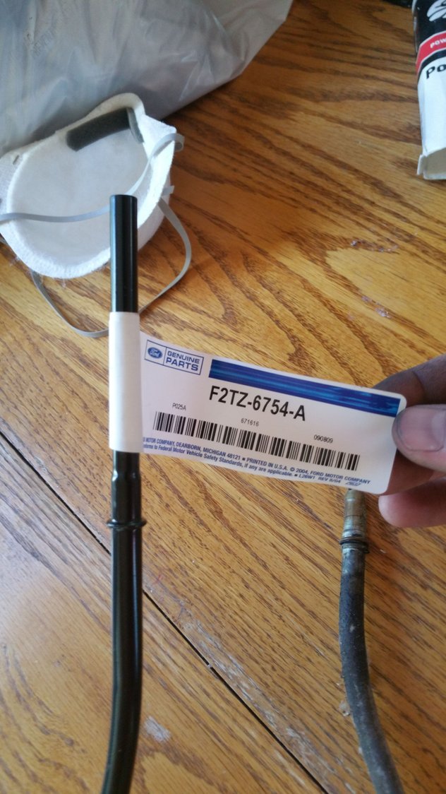 The old 460 Dipstick Tube Question (I managed to order the wrong one). 1988 F250 460 4x4 Ford