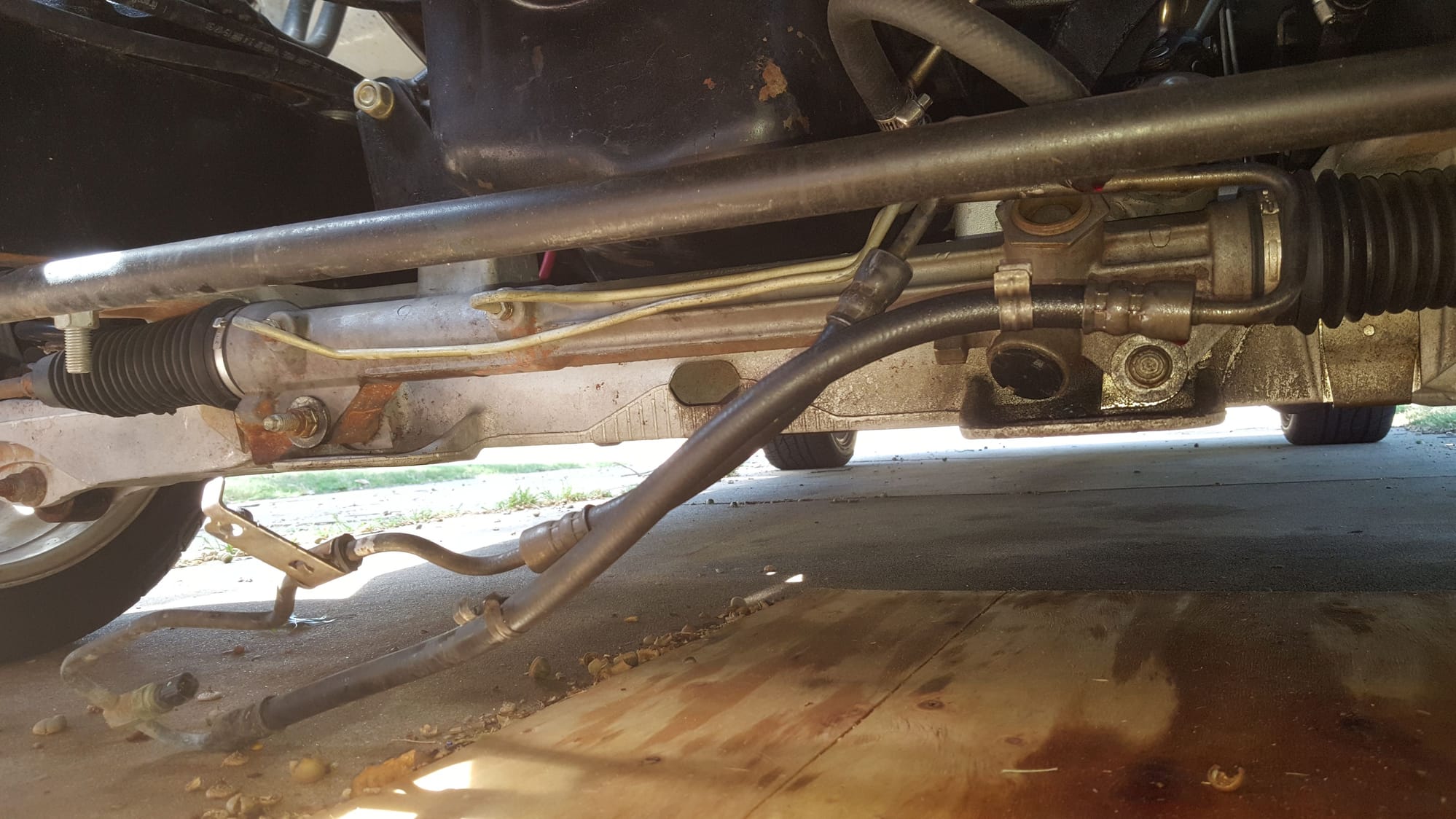 Crown Vic Swap In 1967 F100 Pluming Rack And Pinion Powersteering