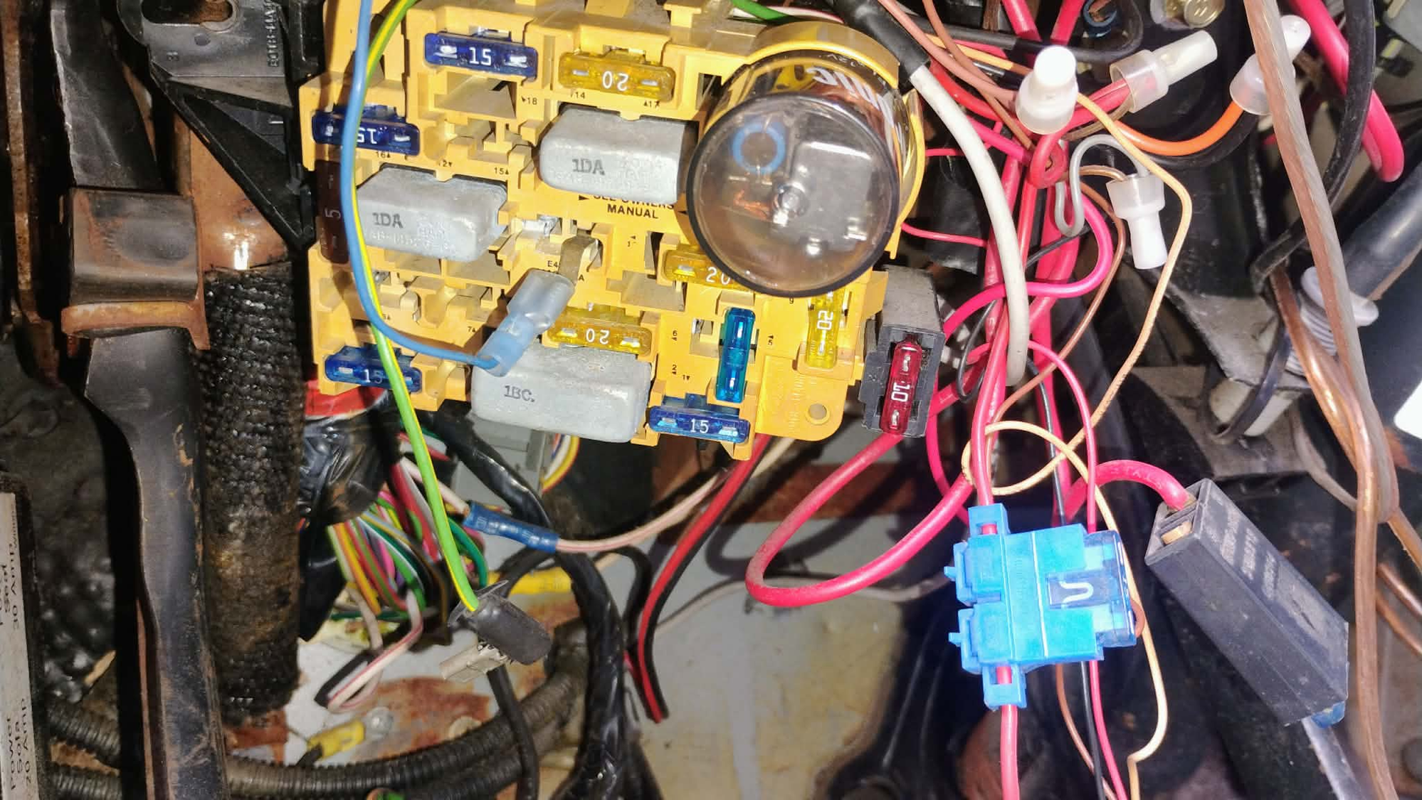 mess of a fuse box
