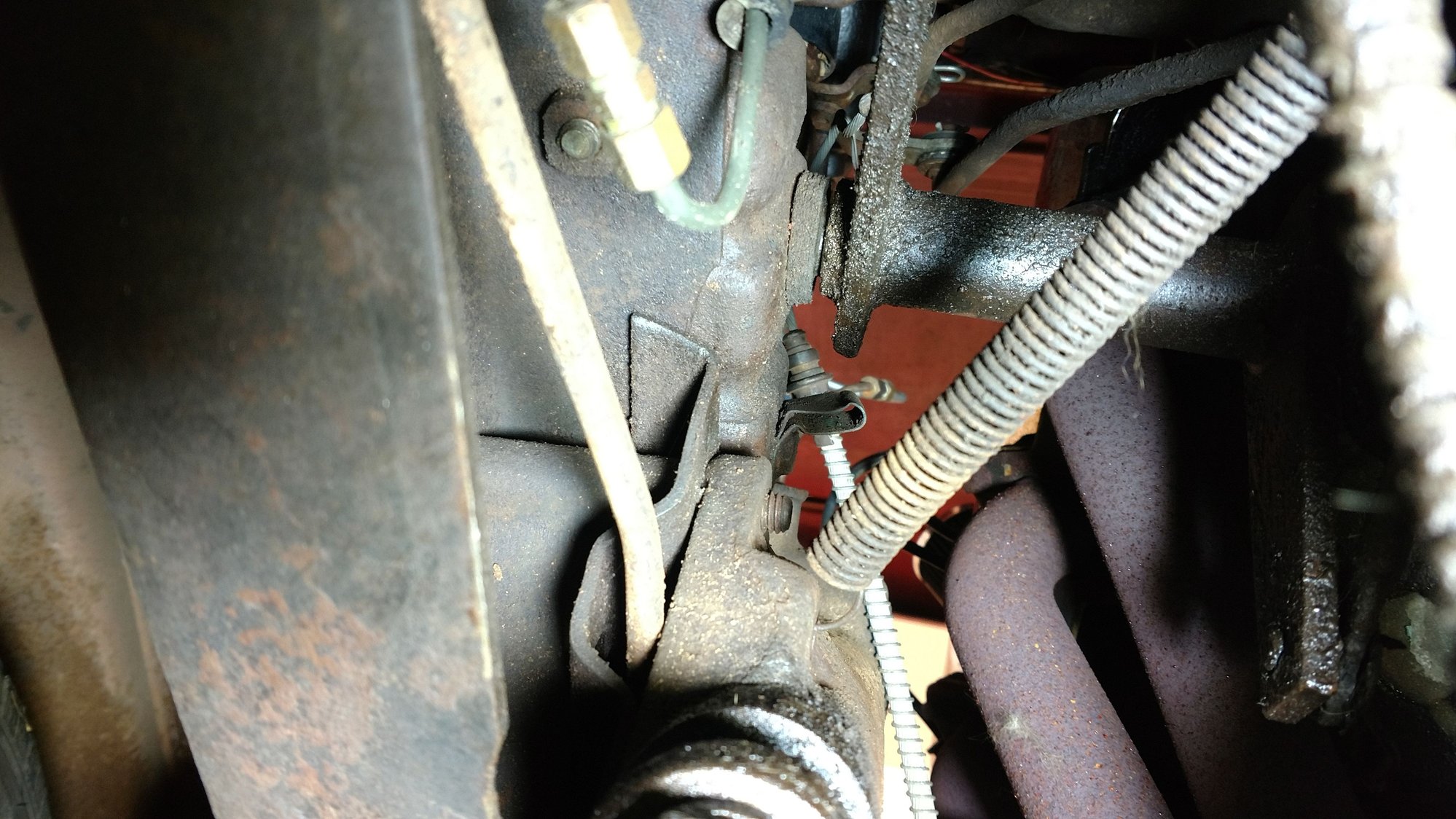 Parking brake front cable anchor Ford Truck Enthusiasts Forums