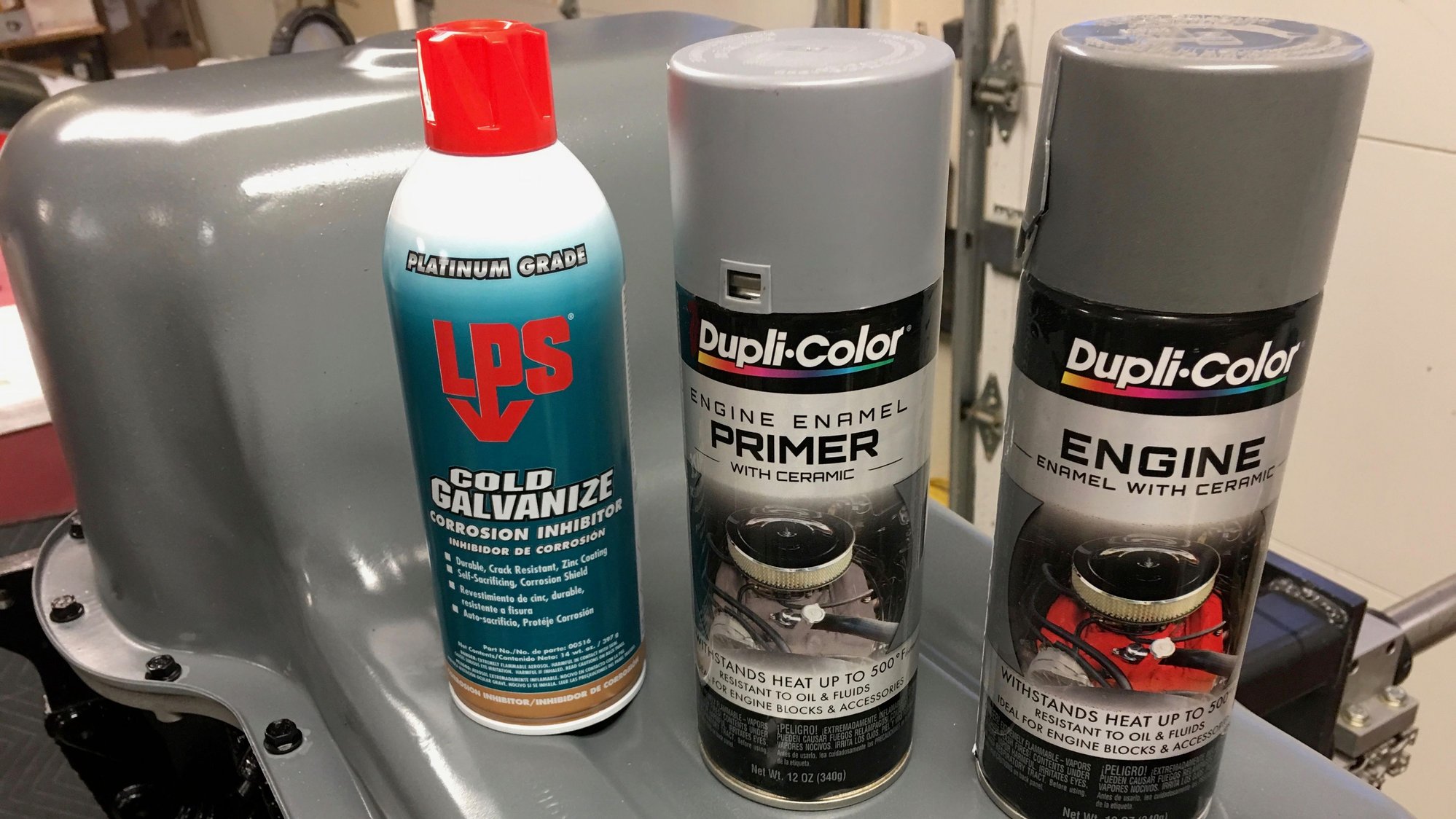 Oil pan rust/paint coming off of inside of oil pan as well Ford Truck