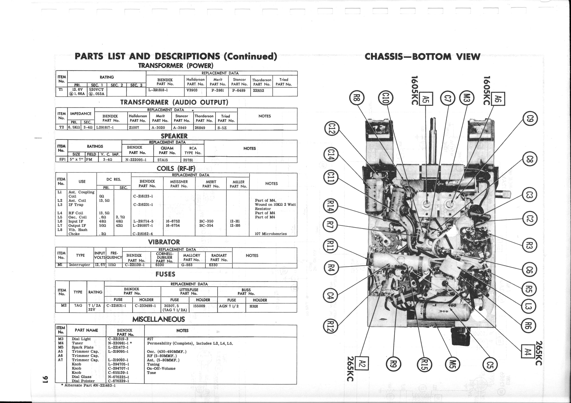 Ford Truck 1956 Radio installing and service manual - Page 2 - Ford