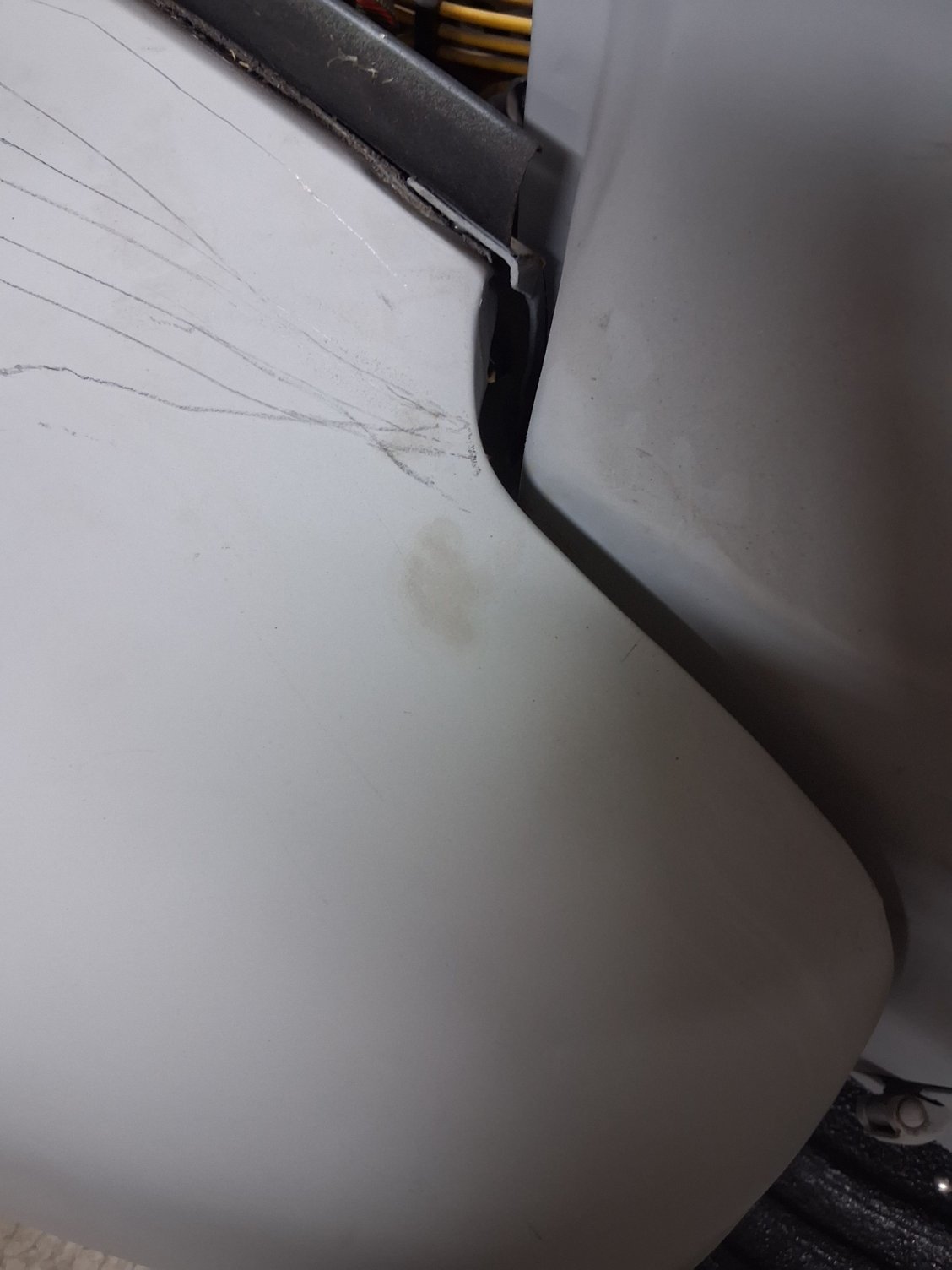 Awful big gap in the driver side fender
