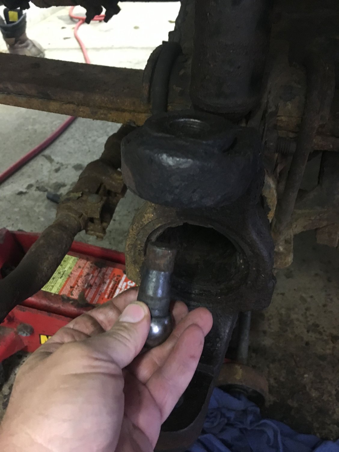 remove ball joint from axle Page 2 Ford Truck Enthusiasts Forums
