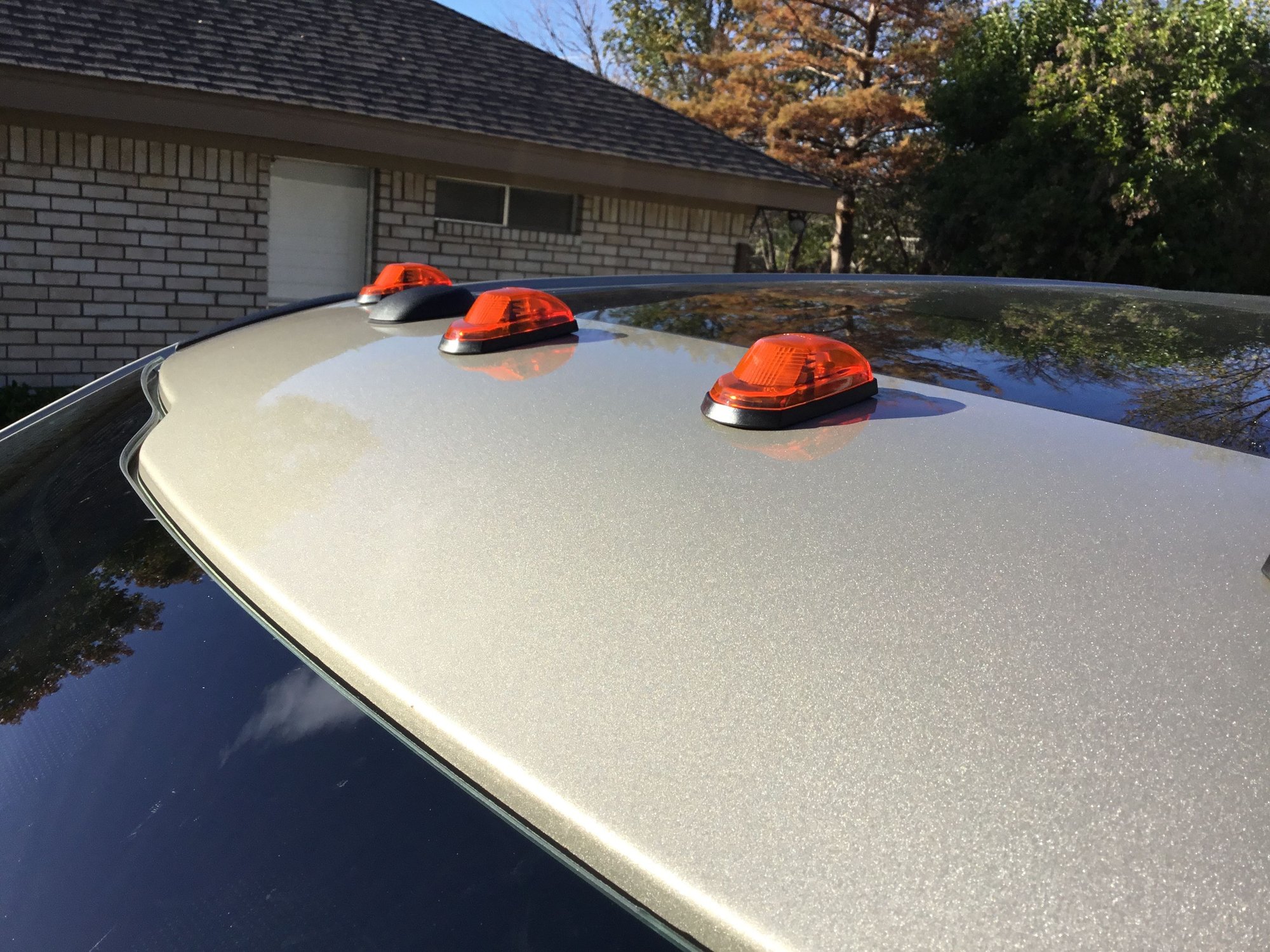 Clearance Lights Installed with moon roof, aftermarket. Ford Truck